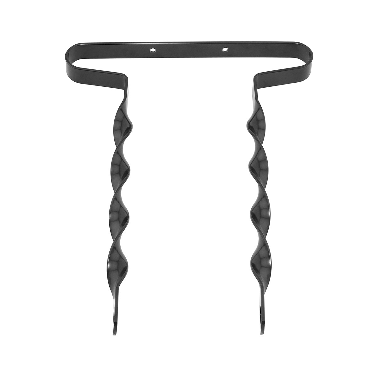 20 Lowrider Flat Twisted Bumper Front/Rear Black.